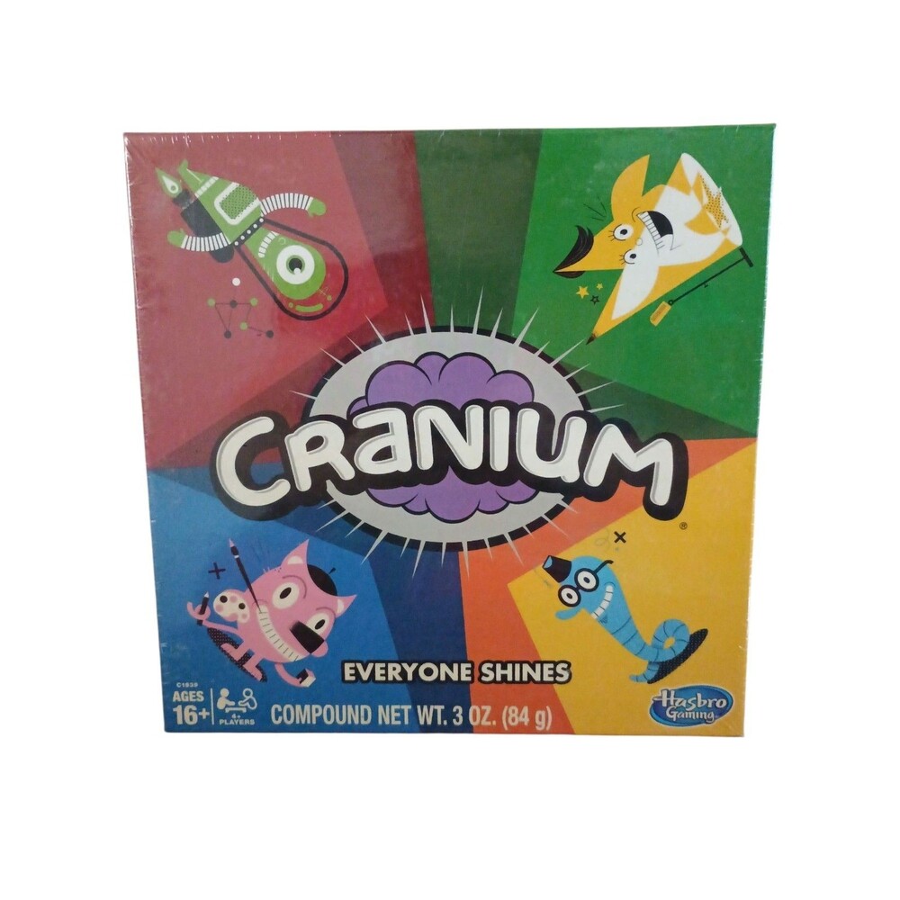Cranium Board Game Everyone Shines 2016 Sealed Hasbro Family 4+ Players Ages 16+